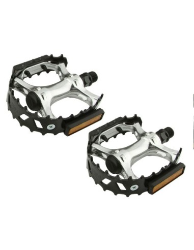VP-747 Alloy Pedals 9/16 Black.